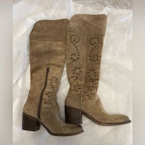 Carlos Santana knee high boots